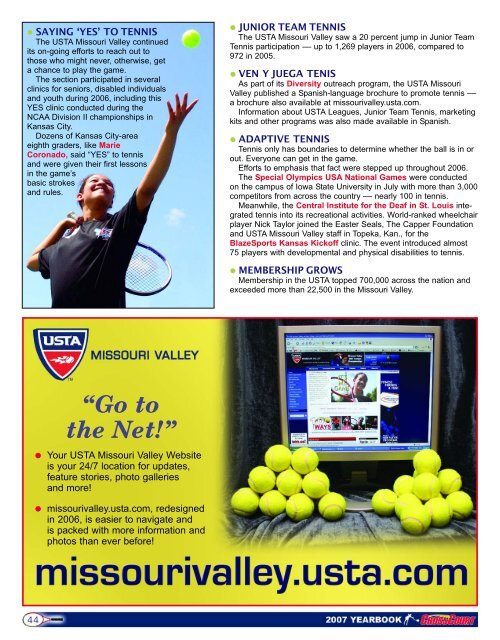 2007 usta missouri valley yearbook_030607.qxp - USTA.com