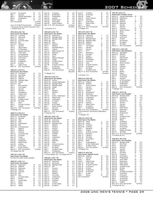 Media Guide - North Carolina