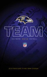 2012 FAN'S GUIDE TO M&T BANK STADIUM - NFL.com