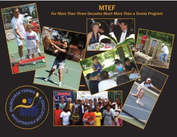 History of the Milwaukee Tennis & Education Foundation