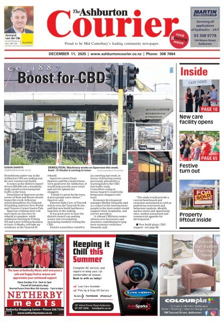 Ashburton Courier: December 11, 2025