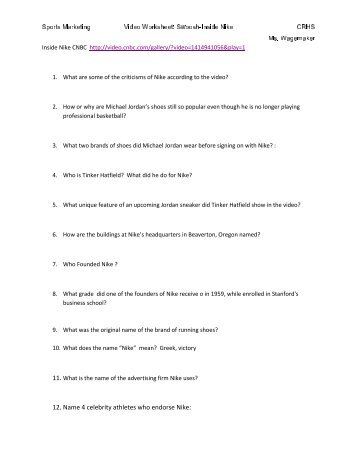 video inside nike cnbc student questions - technology video inside nike cnbc student questions - technology, Cnbc Presentation Template, Presentation templates