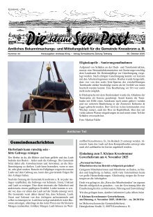 30.10.2025 Die kleine See-Post