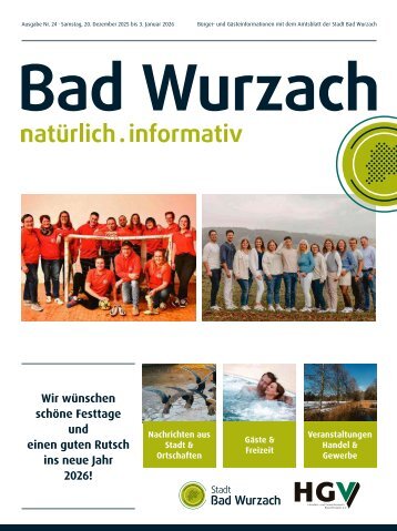 20.12.2025 Bürger- und Gästeinformation Bad Wurzach