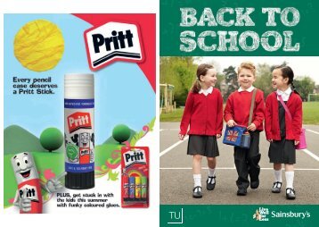 back to school brochure - Sainsbury's