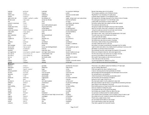 New Opportunities Intermediate Wordlist English - Dutch - French