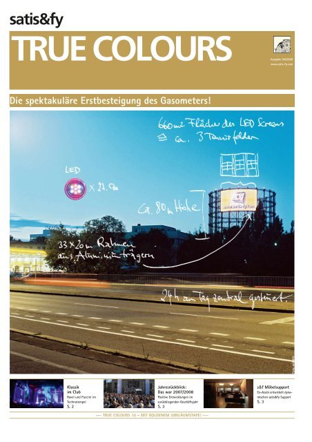 Ausgabe 10 der True Colours - Satis & Fy