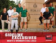 sideline exclusives men's & women's fall 2012 - Nike Team Sports