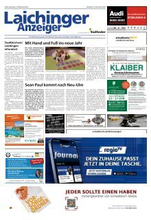 27.12.2025 Laichinger Anzeiger