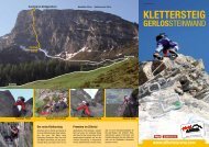 KLETTERSTEIG GERLOSSTEINWAND - Zillertal Arena