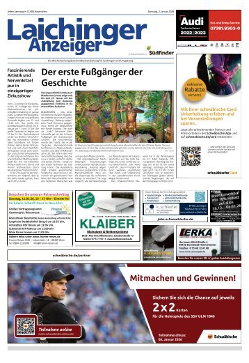 03.01.2026 Laichinger Anzeiger