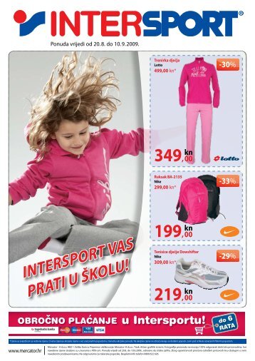 INTeRspoRT vAs pRATI u škoLu! - Mercator