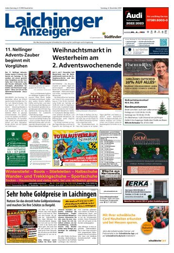 06.12.2025 Laichinger Anzeiger