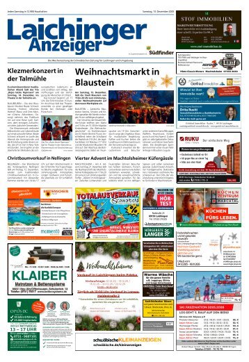 13.12.2025 Laichinger Anzeiger