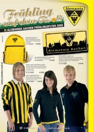 alemannia aachen frühlingsflyer 2008