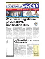 Wisconsin Legislature passes ICWA Codification ... - Ho-Chunk Nation