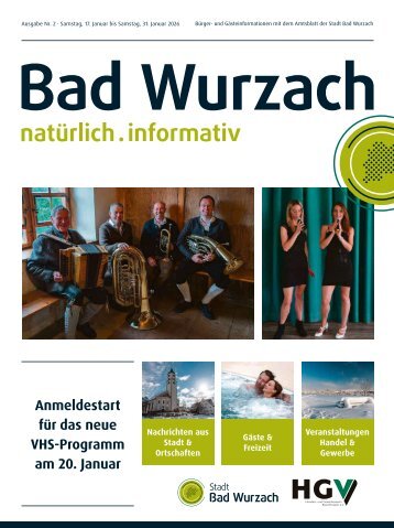 17.01.2026 Bürger- und Gästeinformation Bad Wurzach