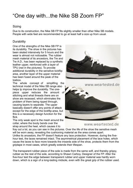 nike sb wide feet