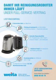 Flyer Servicevertrag Roboter