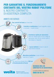 Flyer Contratto di assistenza per robot pulitori
