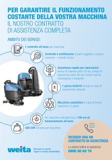 Flyer Contratto di assistenza per macchinari