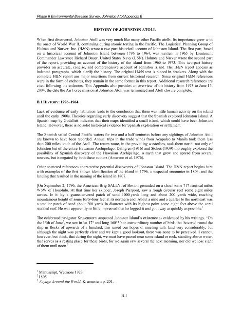 History of Johnston Atoll - Guam & Agent Orange