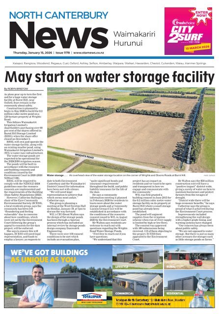 North Canterbury News: January 15, 2026