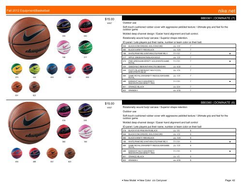 Fall 2012 Equipment - Sports World Inc.