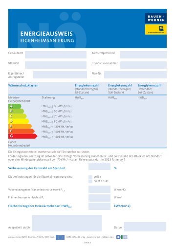 ENERGIEAUSWEIS - Kollar