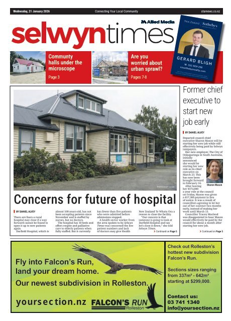 Selwyn_Times: January 21, 2026
