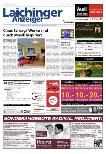 24.01.2026 Laichinger Anzeiger