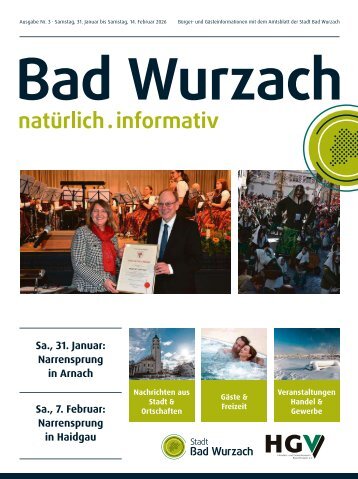 31.01.2026 Bürger- und Gästeinformation Bad Wurzach