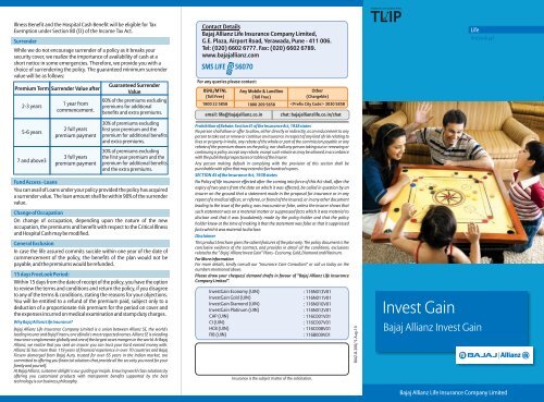 InvestGain Brochure_13Nov10.cdr - Bajaj Allianz