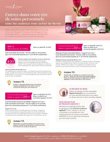 Fevrier Gift with Purchase 2026