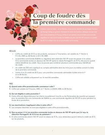 Fevrier 2026 promotion