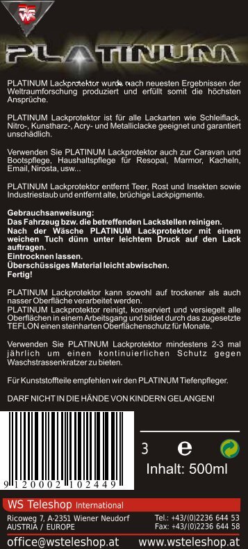 Platinum Lack Protektor Anleitung Überfüller.cdr