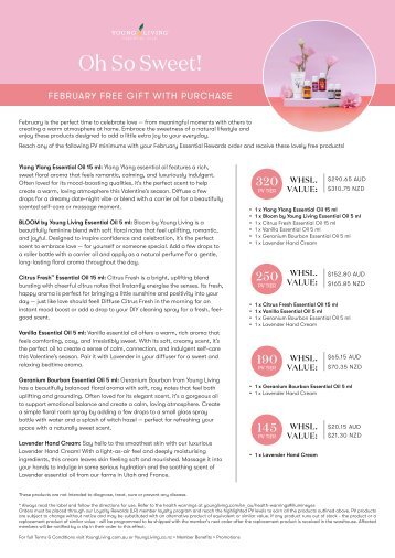 February Free Gift with Purchase - Poster