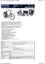 Seite 1 von 2 Sachs Bikes - Fahrräder mit Motor - Saxonette 05.11 ...