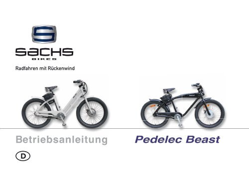 Betriebsanleitung Pedelec Beast - sachs sfm bikes