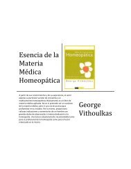 Esencia de la Materia Medica (Vithoulkas). - Homeopatía y Medicina ...