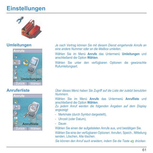 Bedienungsanleitung SAGEM MY X-6 GSM ... - Fax-Anleitung.de