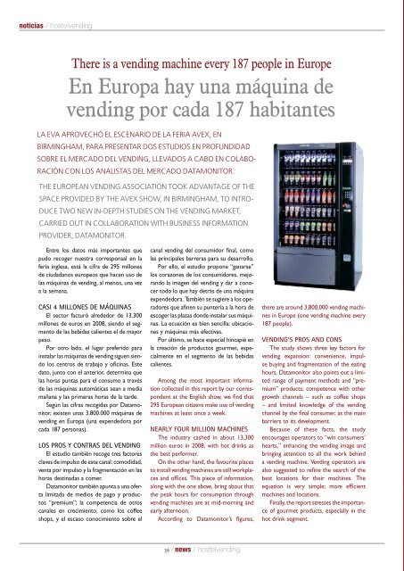 editorial - hostelVending