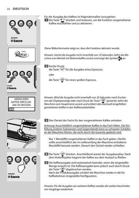 03 - Saeco Philips Kaffeevollautomaten - best-in-saeco.de