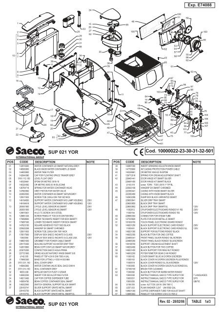 E74088 rev02 (Saeco Incanto RondÚ SBS-RS).indd