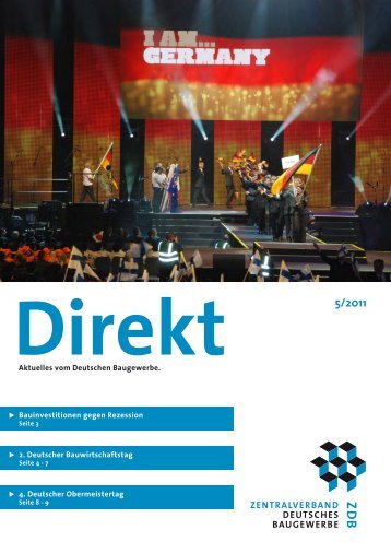 ZDB Direkt 5-2011.pdf - Zentralverband Deutsches Baugewerbe