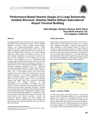 Performance-Based Seismic Design of a Large Seismically - Ejge.com