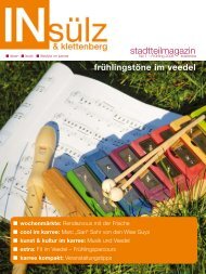 stadtteilmagazin - INsülz & klettenberg