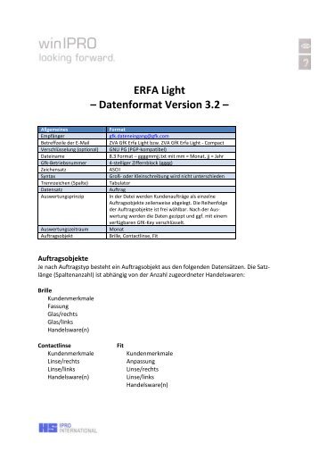 ERFA Light – Datenformat Version 3.2 –