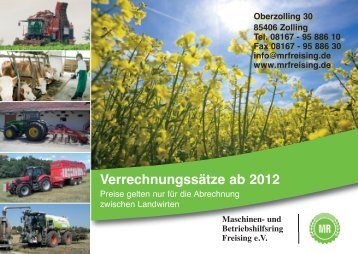 Verrechnungssätze ab 2012 - Maschinen- und Betriebshilfsring ...