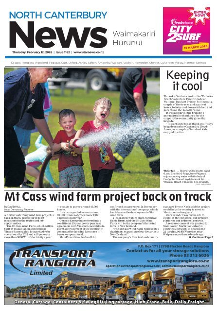 North Canterbury News: February 12, 2026